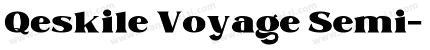 Qeskile Voyage Semi字体转换